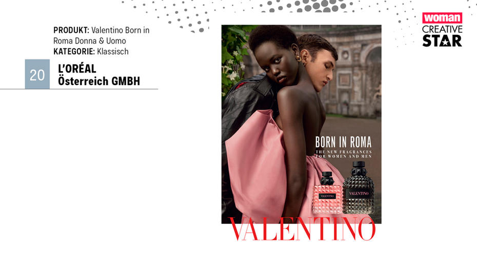 Platz 3: L’ORÉAL Österreich GmbH – Valentino Born in Roma Donna & Uomo